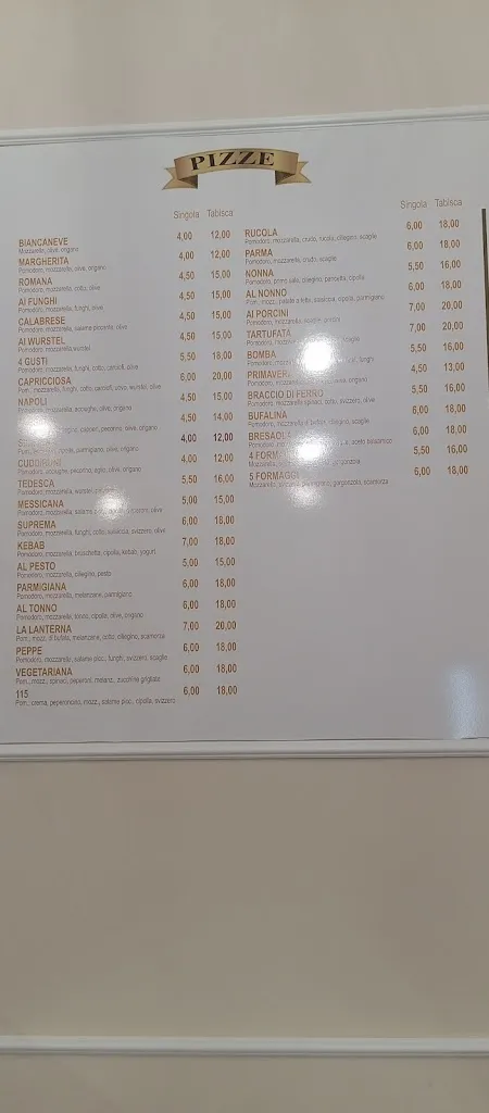Menu_Pizzeria La Lanterna_Porto Empedocle_image_4