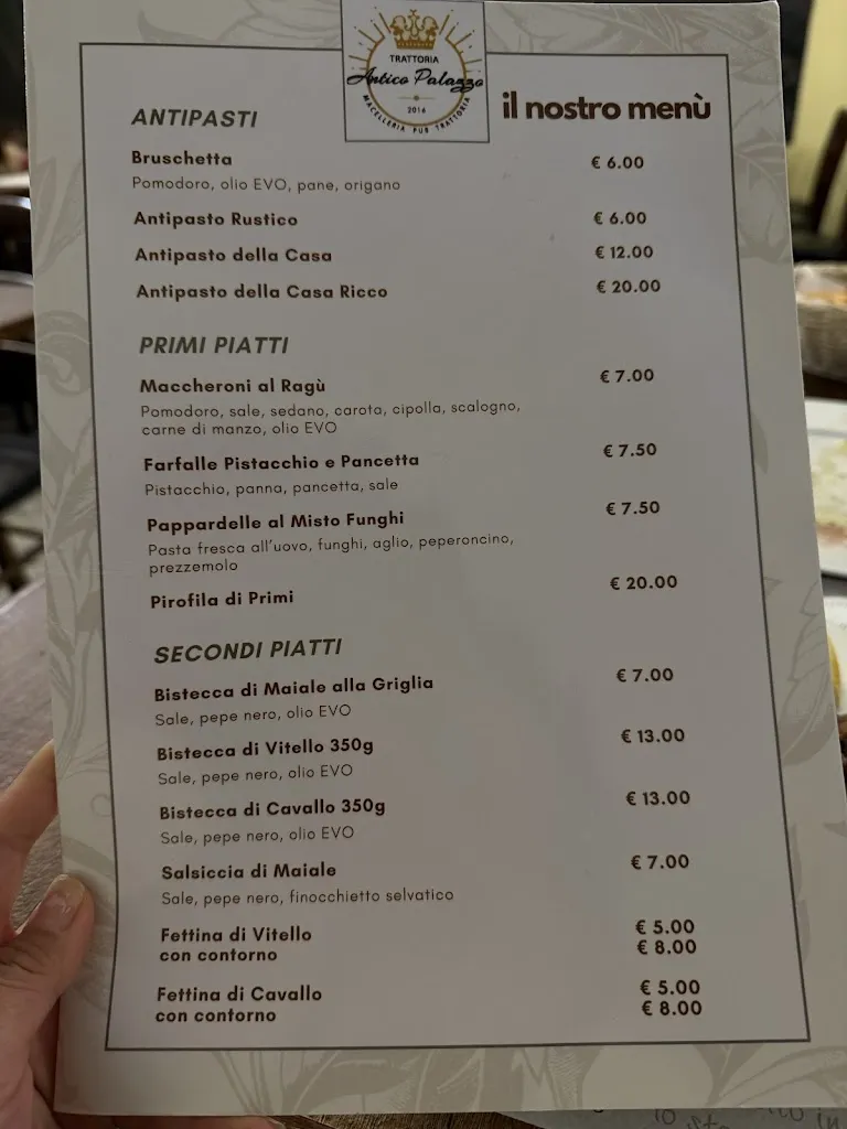 Menu_Antico Palazzo - Trattoria, Macelleria e Lounge Bar_Randazzo_image_2