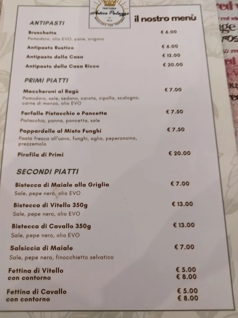 Menu_Antico Palazzo - Trattoria, Macelleria e Lounge Bar_Randazzo_image_4