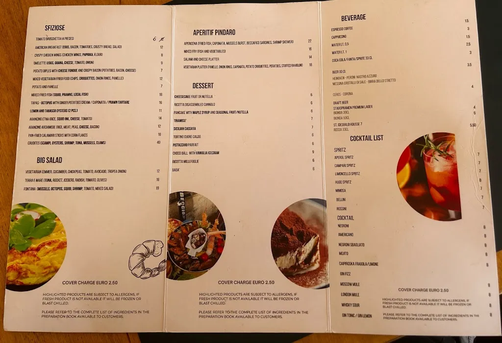 Menu_Pindaro - Ristorante & Bistrot_Provincia di Siracusa_image_1