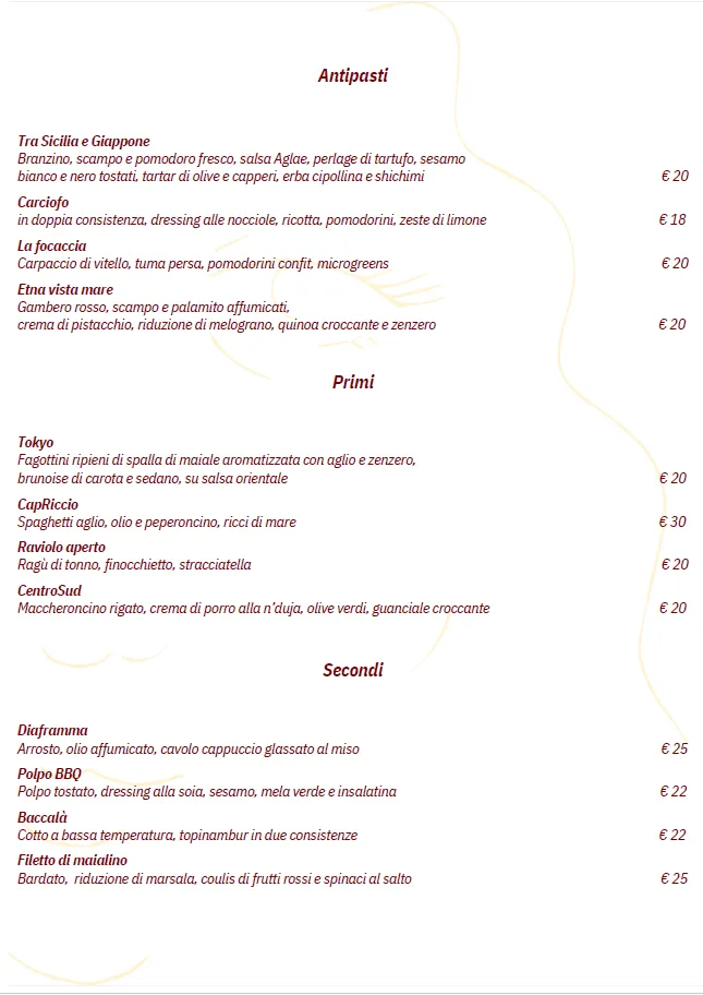 Menu_Aglae Storie di Sapori, il ristorante gourmet a Siracusa che unisce Sicilia e Giappone_Provincia di Siracusa_image_1