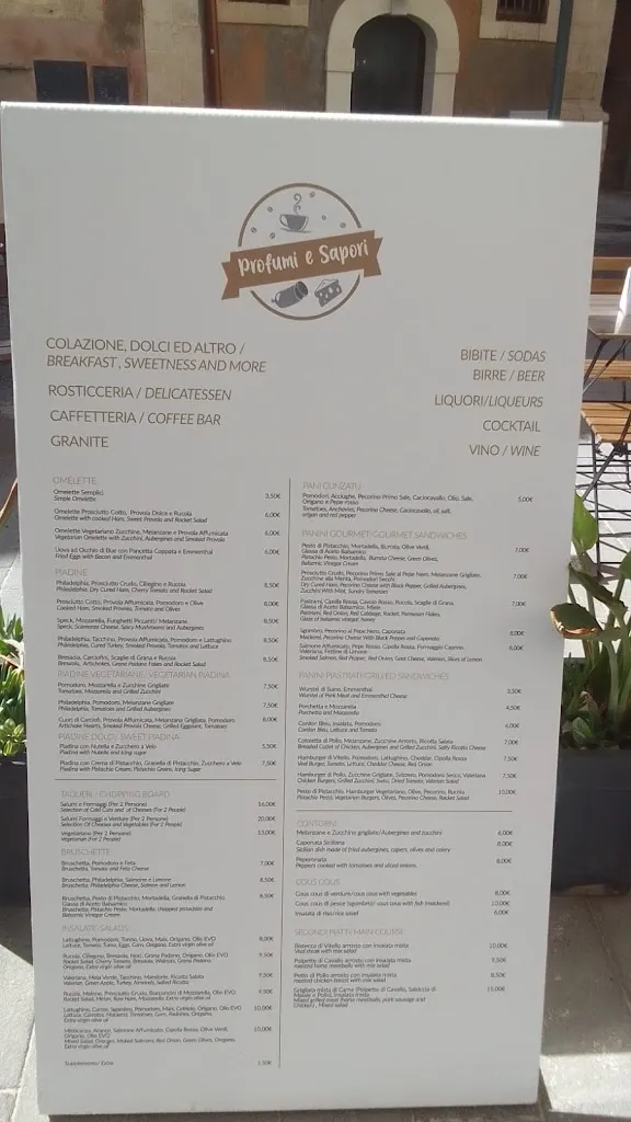 Menu_Profumi e Sapori Bar Pranzo Cena pasta 🍝 e Aperitivi_Provincia di Siracusa_image_4