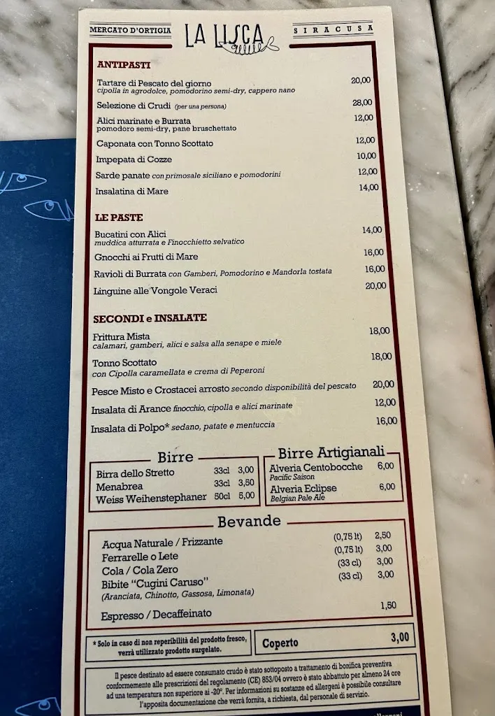 Menu_La Lisca Cucina e Bottega_Provincia di Siracusa_image_1