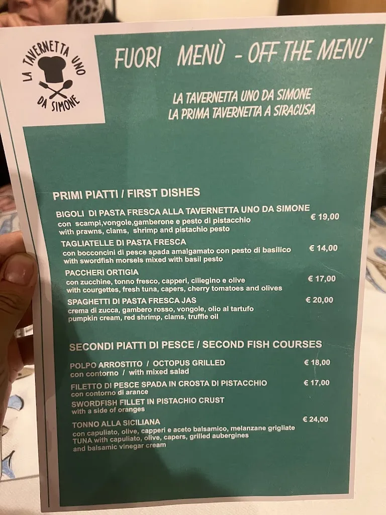 Menu_La Tavernetta Uno da Simone_Provincia di Siracusa_image_1