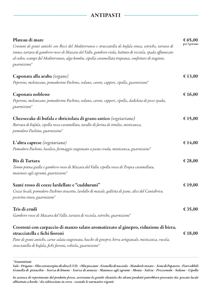 Menu_aLevante Restaurant_Provincia di Siracusa_immagine_3