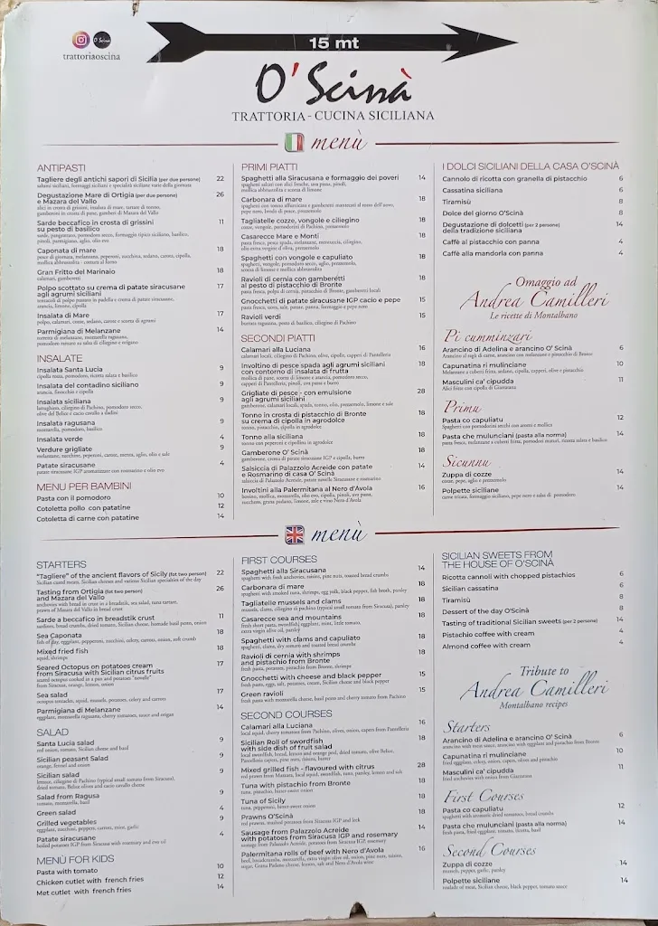 Menu_Trattoria o' Scinà_Provincia di Siracusa_image_1