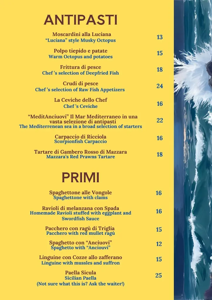 Menu_ANCIUOVI - Trattoria di Mare_Ragusa_image_1