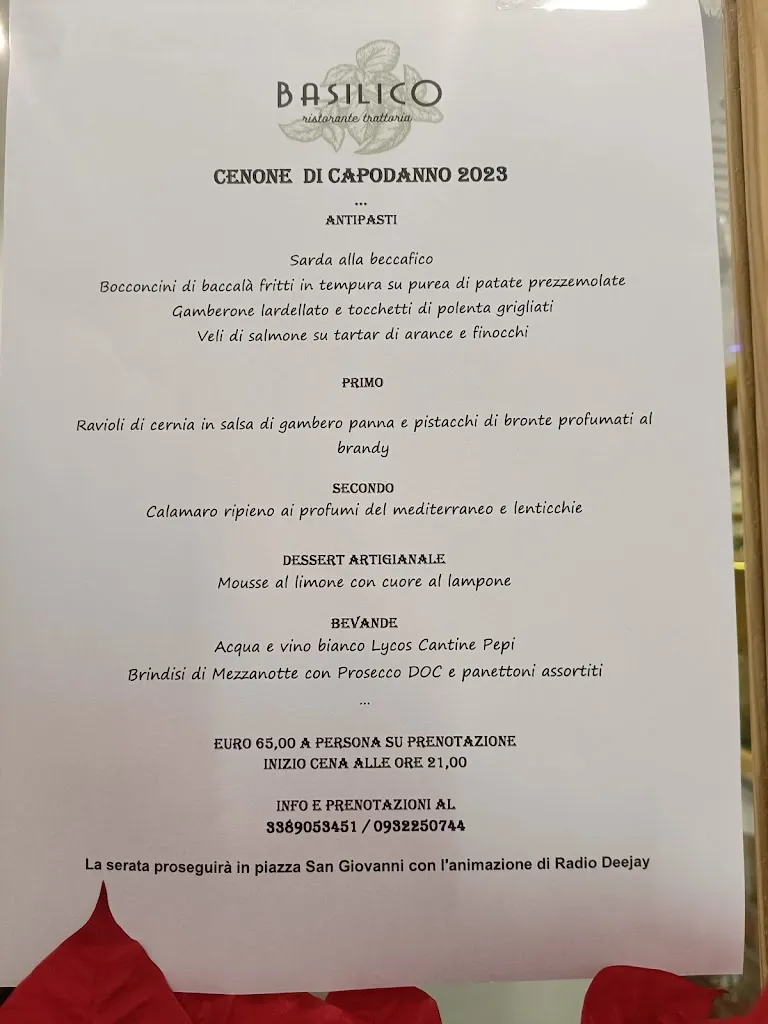 Menu_Basilico ristorante trattoria_Ragusa_image_4
