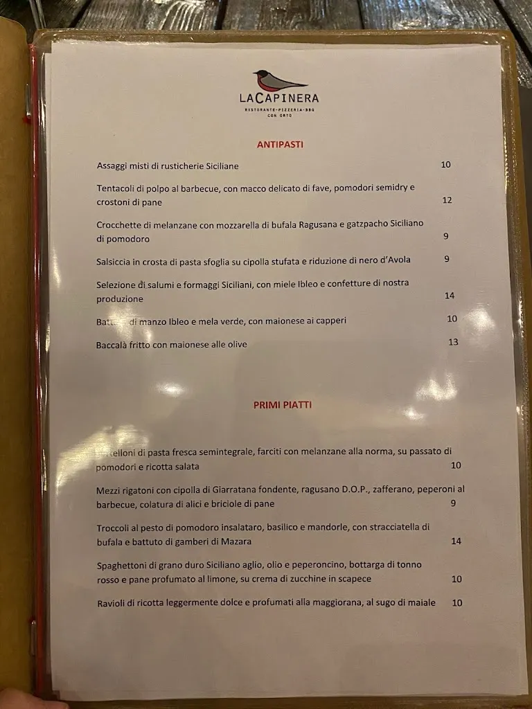 Menu_La Capinera_Ragusa_image_4