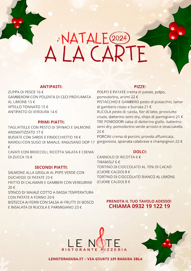 Menu_Ristorante - Pizzeria Le Note_Ragusa_image_1