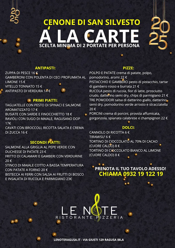 Menu_Ristorante - Pizzeria Le Note_Ragusa_image_2