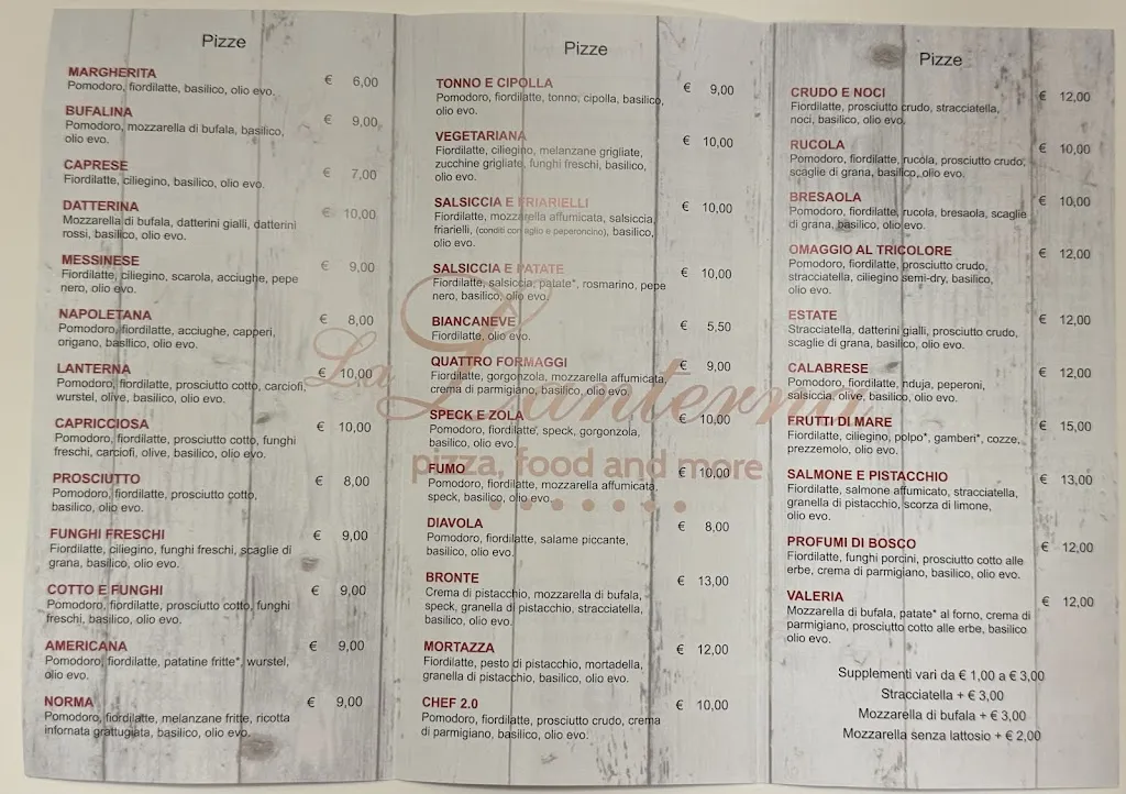 Menu_Ristorante Pizzeria La Lanterna_Rometta_image_1