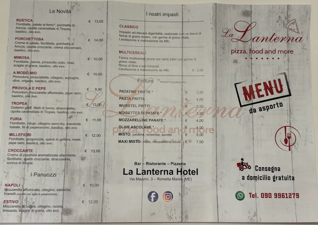 Menu_Ristorante Pizzeria La Lanterna_Rometta_image_2