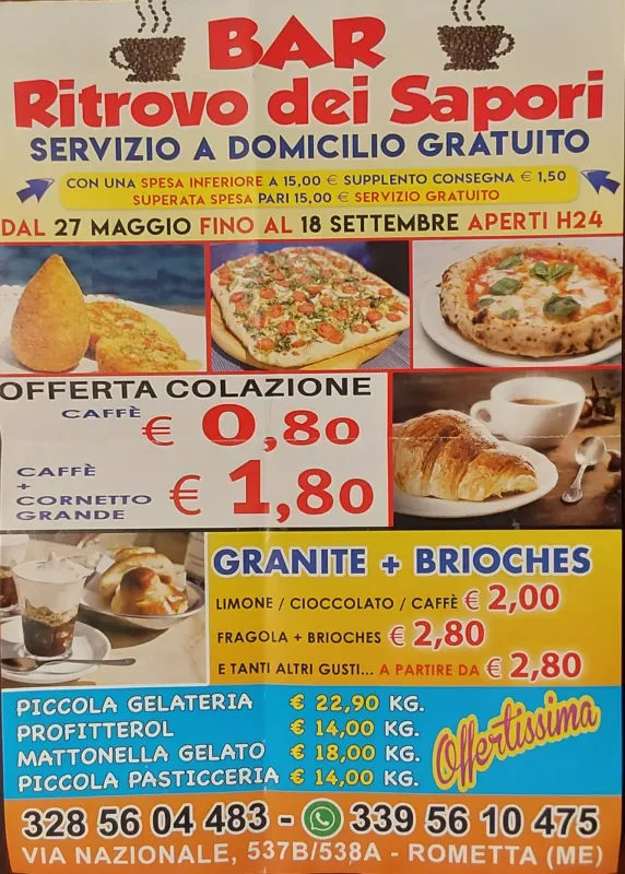 Menu_Bar Ritrovo dei Sapori_Rometta_image_2