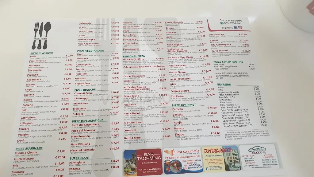 Menu_Vitaliano Ristorante Pizzeria_Rosolini_image_2