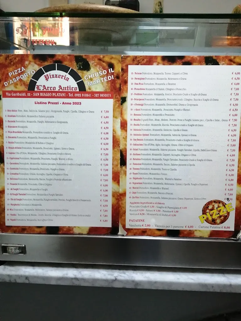 Menu_Pizzeria Arco Antico_San Biagio Platani_image_3
