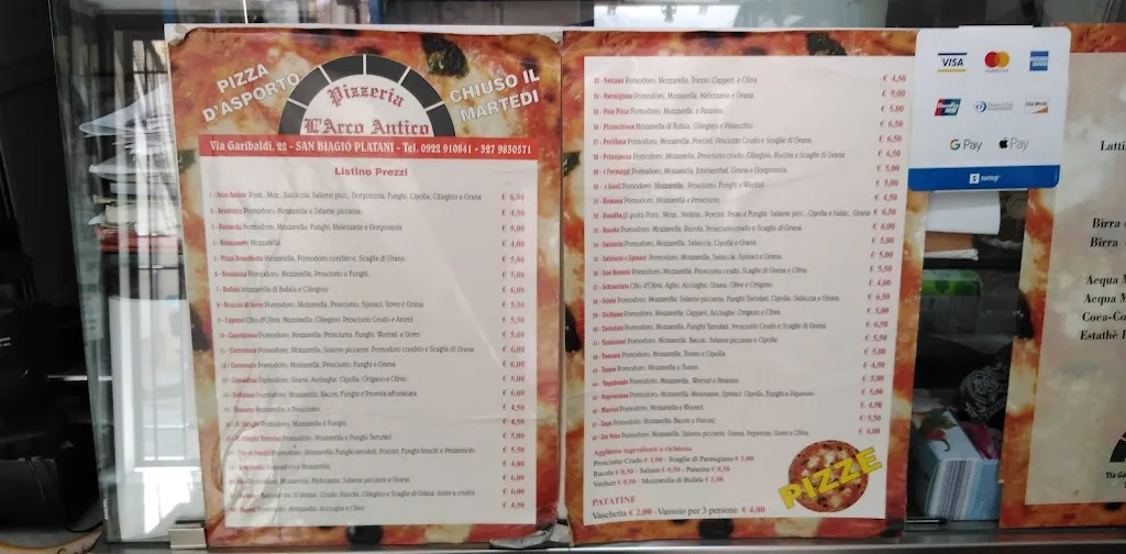 Menu_Pizzeria Arco Antico_San Biagio Platani_image_4