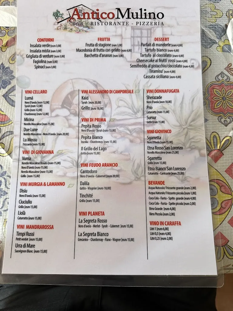 Menu_Antico Mulino_Sambuca di Sicilia_image_2
