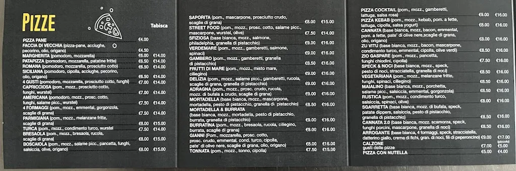 Menu_Pizzeria Street Food di Giuseppe Serafino_Sambuca di Sicilia_image_1