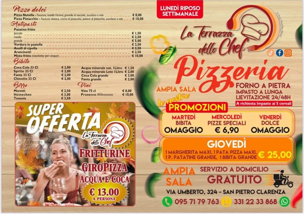Menu_Trattoria e Pizzeria La Terrazza dello Chef_San Pietro Clarenza_image_1