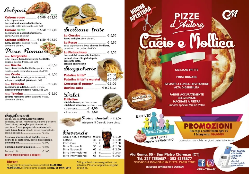 Menu_Pizzeria Cacio e Mollica_San Pietro Clarenza_image_3
