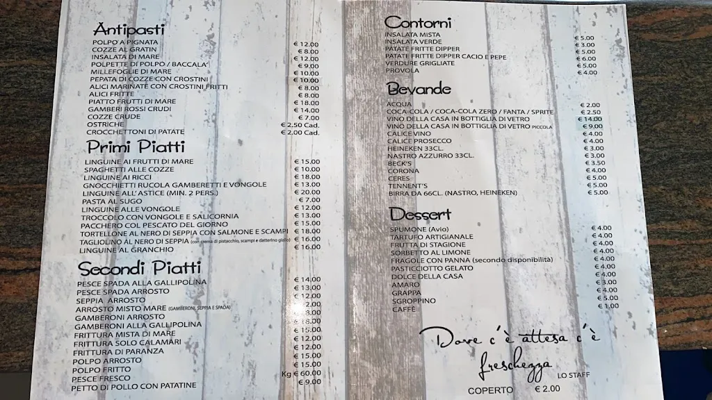 Menu_LA CASA BLANCA FISH & BEER_San Cataldo_image_4