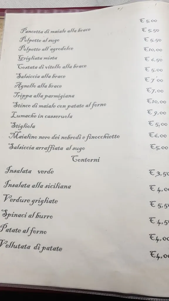 Menu_Trattoria Pizzeria San Giuseppe_San Cataldo_image_2