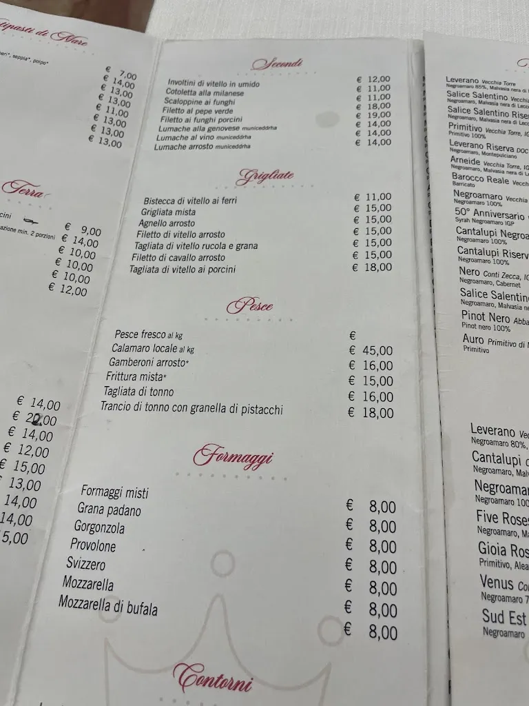 Menu_Ristorante Pizzeria Da Franco_Leverano_image_4