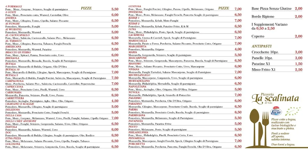 Menu_Pizzeria Trattoria La Scalinata Di Volo_San Cataldo_image_1
