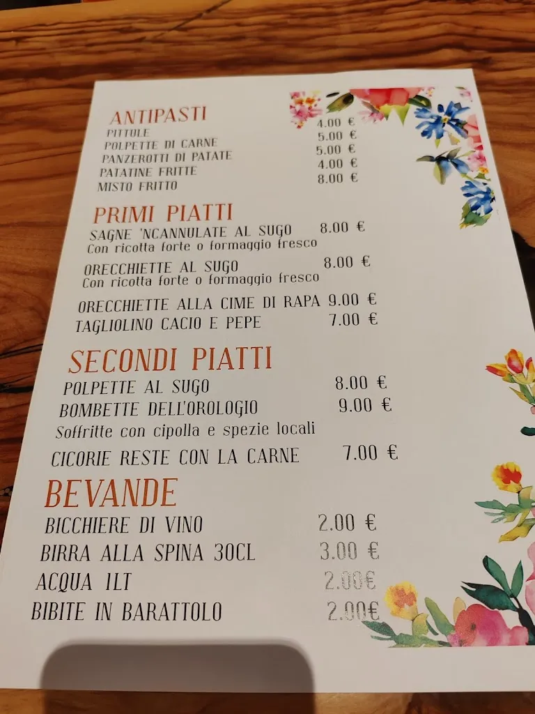 Menu_La Locanda Dell’Orologio - cucina tipica salentina_Leverano_image_3