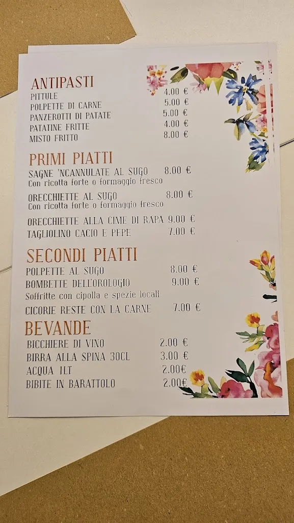 Menu_La Locanda Dell’Orologio - cucina tipica salentina_Leverano_image_4