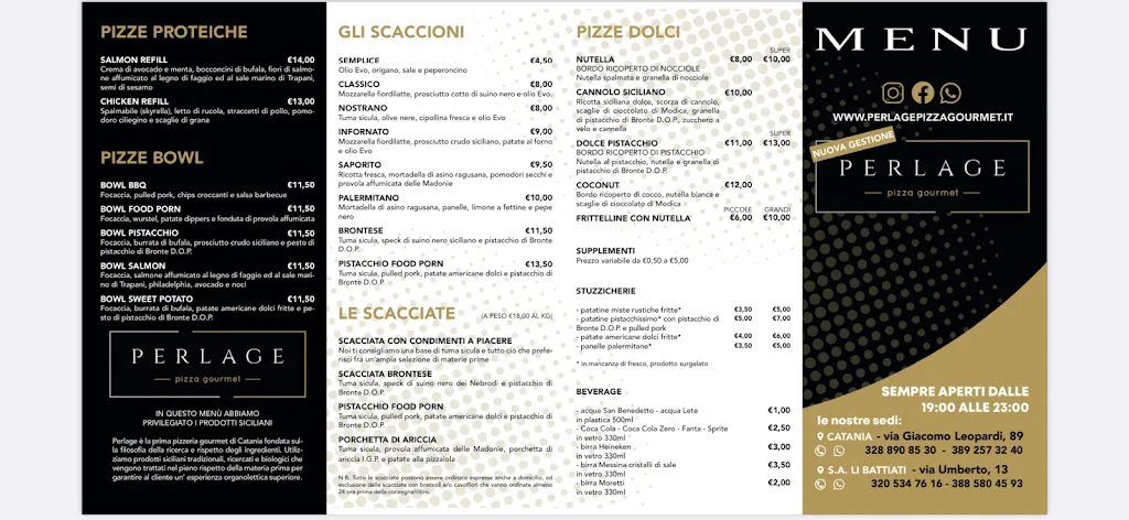 Menu_Perlage Pizza Gourmet - Sant'Agata Li Battiati_Sant'Agata Li Battiati_image_2