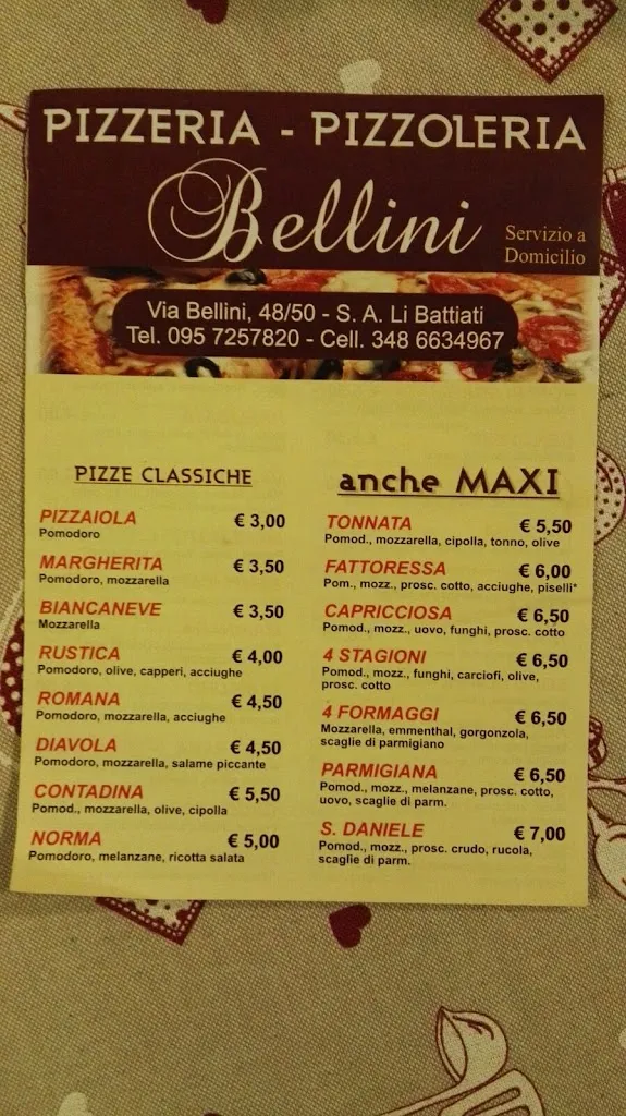 Menu_Pizzeria Bellini_Sant'Agata Li Battiati_immagine_4
