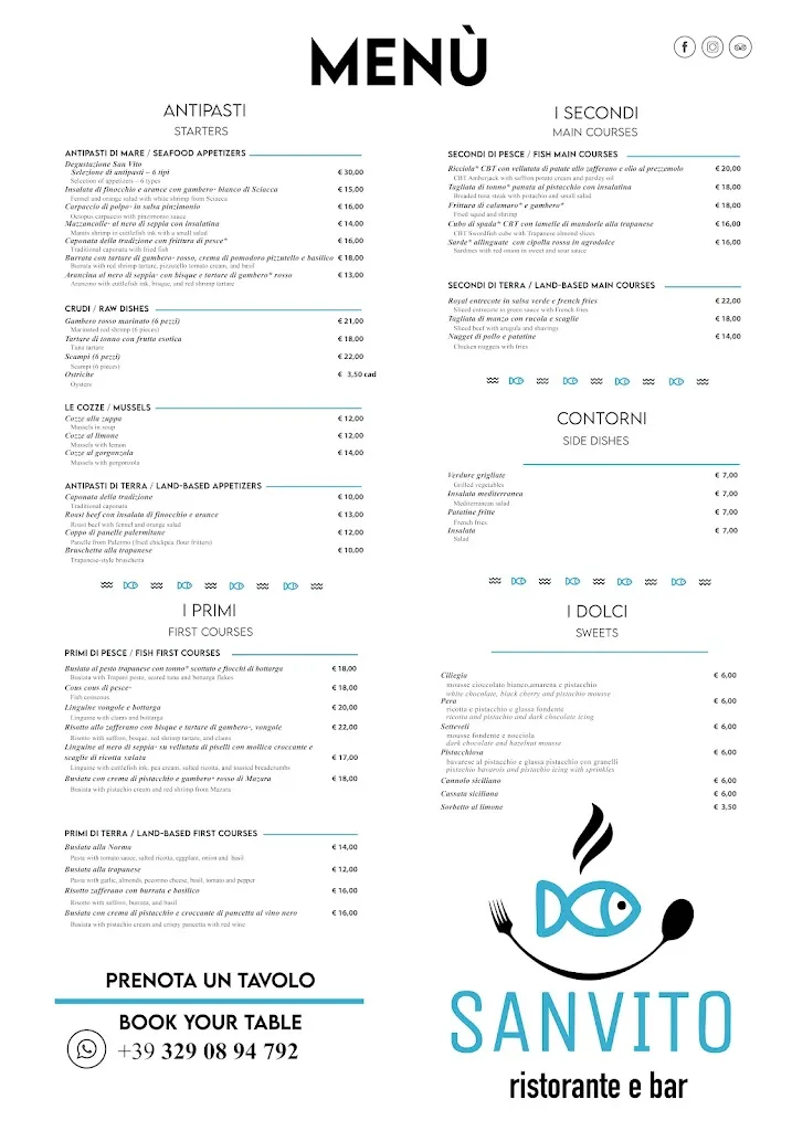 Menu_SANVITO RISTORANTE E BAR_San Vito Lo Capo_image_1