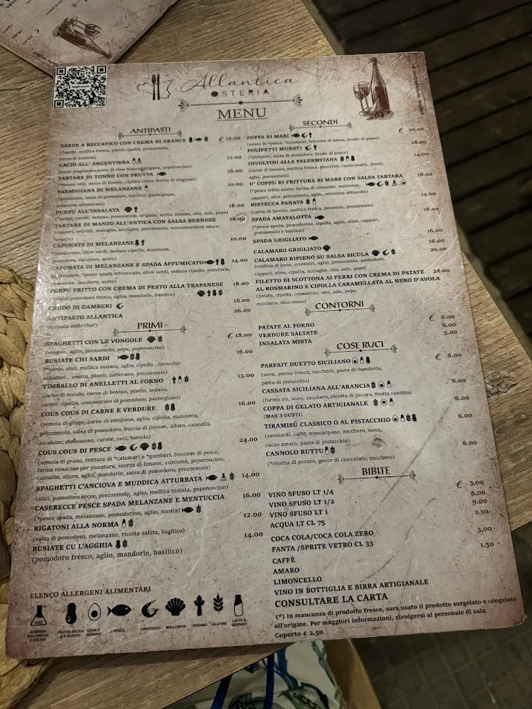 Menu_Allantica osteria_San Vito Lo Capo_image_2