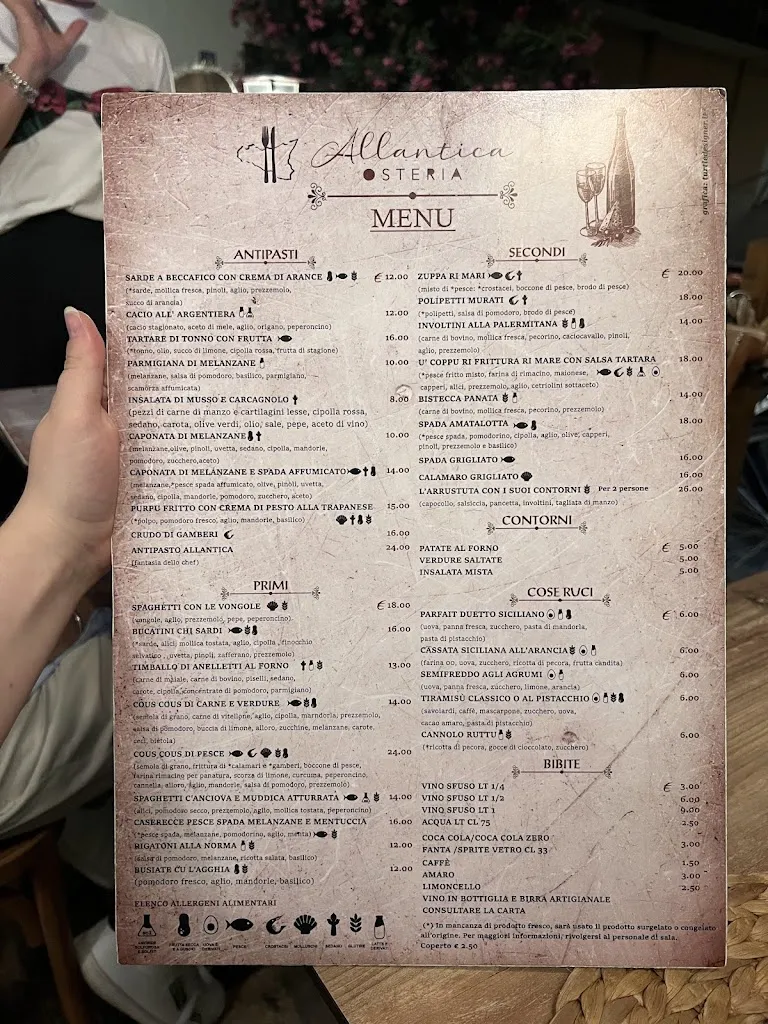 Menu_Allantica osteria_San Vito Lo Capo_image_3