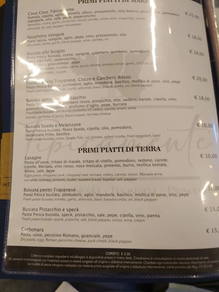 Menu_Ristorante Dal Cozzaro_San Vito Lo Capo_image_4