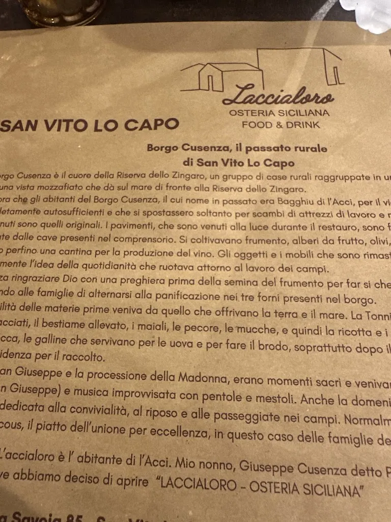BusyB_Laccialoro Osteria Siciliana_San Vito Lo Capo_review