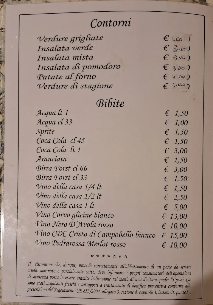 Menu_Trattoria La Vecchia Lanterna B&B Cuore di Sicilia_Santa Caterina Villarmosa_image_1