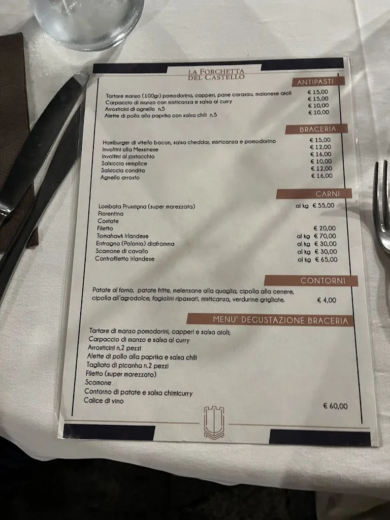 Menu_La Forchetta del Castello_Santa Lucia del Mela_immagine_1