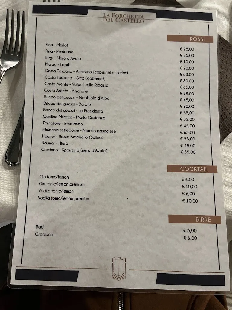 Menu_La Forchetta del Castello_Santa Lucia del Mela_immagine_2