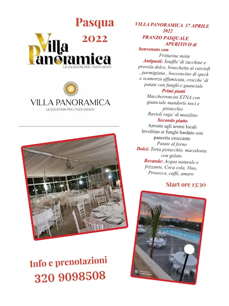 Menu_Villa Panoramica Ricevimenti_Santa Maria di Licodia_immagine_1