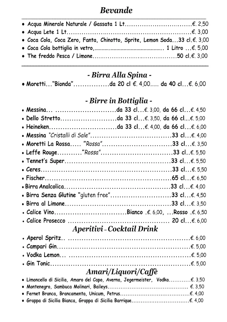 Menu_Ristorante Pizzeria ed Enoteca a Santa Teresa di Riva - Fronte Mare_Santa Teresa di Riva_image_4