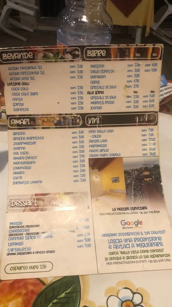 Menu_Bella Vista Pane Condito_Santa Teresa di Riva_image_1