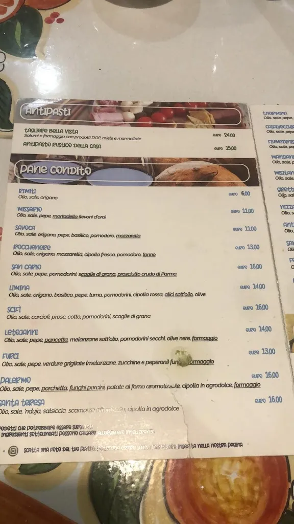 Menu_Bella Vista Pane Condito_Santa Teresa di Riva_image_3