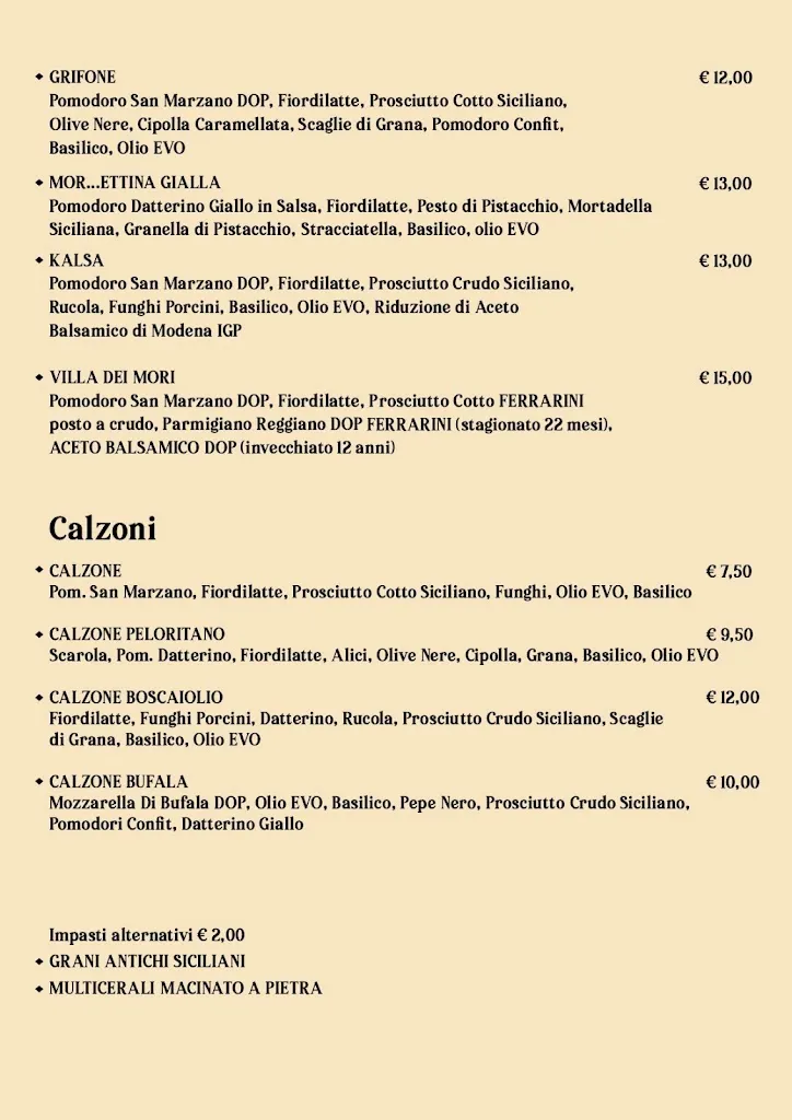 Menu_Villa dei Mori Restaurant_Saponara Marittima_image_4