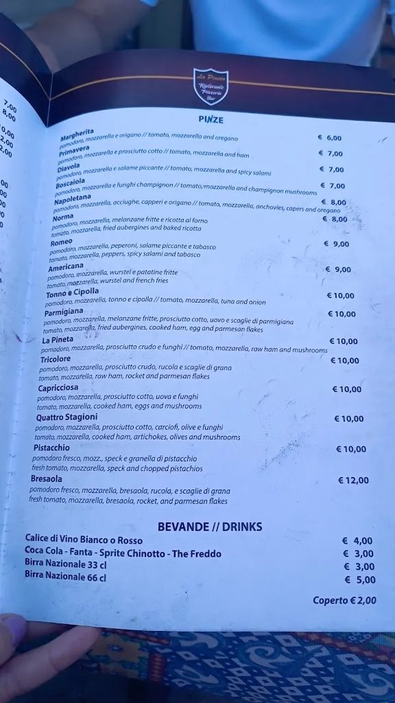 Menu_La Pineta di Garufi Vincenza_Savoca_image_1