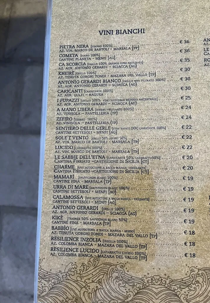 Menu_Ristorante Trattoria La Matrice_Sciacca_image_2