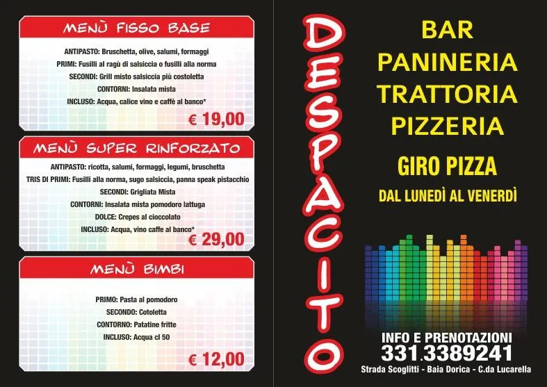 Menu_DESPACITO TRATTORIA PIZZERIA BAR_Scoglitti_immagine_4