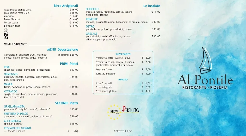 Menu_Al Pontile Ristorante 